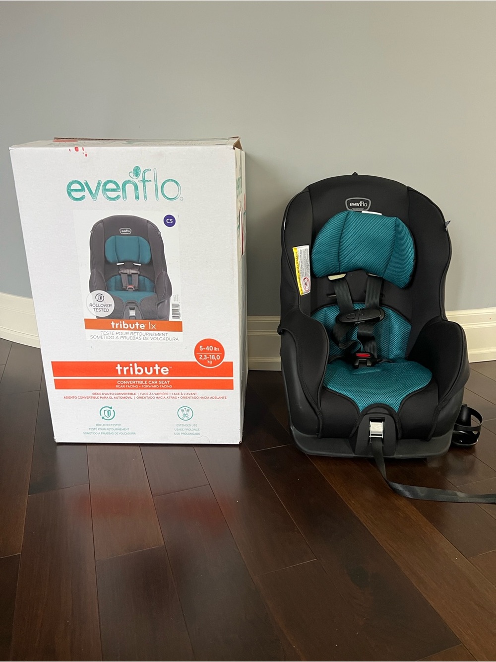 Evenflo tribute XL car seat